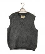 BEAMSビームス）の古着「FUTURE ARCHIVE / SHAGGY グレー BEAMS  KNIT VEST」｜グレー