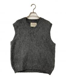 BEAMS（ビームス）の古着「FUTURE ARCHIVE / SHAGGY グレー BEAMS  KNIT VEST」｜グレー