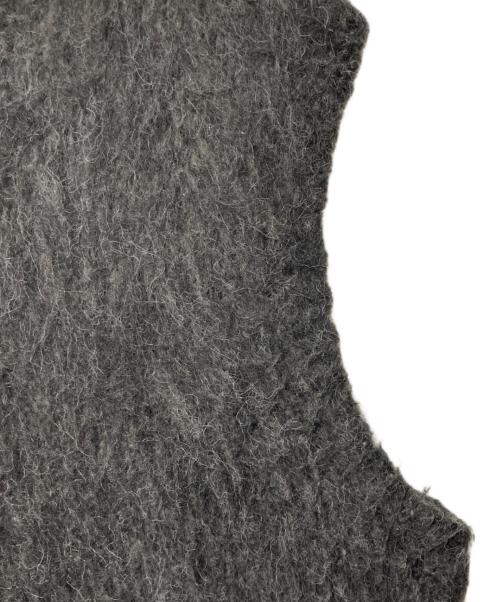 BEAMS（ビームス）BEAMS (ビームス) FUTURE ARCHIVE / SHAGGY グレー BEAMS  KNIT VEST グレー サイズ:Sの古着・服飾アイテム