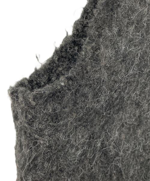 BEAMS（ビームス）BEAMS (ビームス) FUTURE ARCHIVE / SHAGGY グレー BEAMS  KNIT VEST グレー サイズ:Sの古着・服飾アイテム