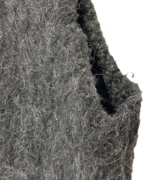 BEAMS（ビームス）BEAMS (ビームス) FUTURE ARCHIVE / SHAGGY グレー BEAMS  KNIT VEST グレー サイズ:Sの古着・服飾アイテム
