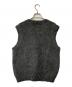 BEAMS (ビームス) FUTURE ARCHIVE / SHAGGY グレー BEAMS  KNIT VEST グレー サイズ:S：8000円