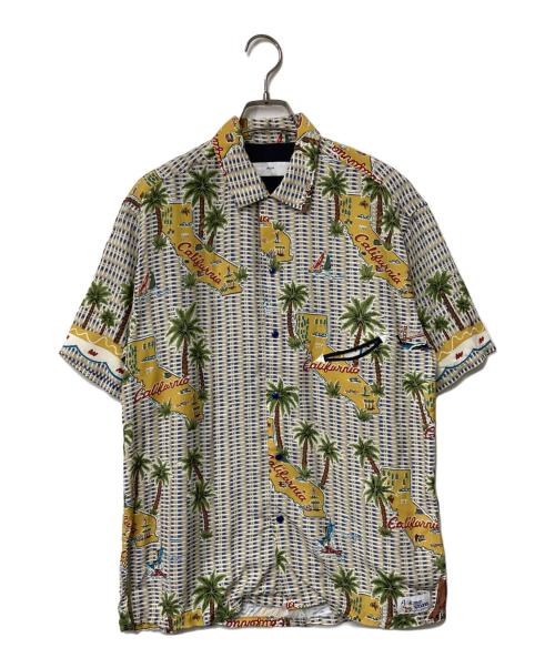 TOGA PULLA（トーガ プルラ）TOGA PULLA (トーガ プルラ) reyn spooner (レイン スプナー) 半袖シャツ ベージュ×ブルー サイズ:48の古着・服飾アイテム