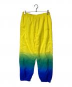 SUPREMEシュプリーム）の古着「グラデーションナイロントラックパンツ」｜ブルー×イエロー