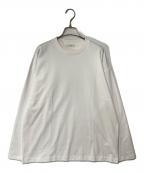 ATONエイトン）の古着「ルーズフィットロングスリーブTシャツ」｜ホワイト