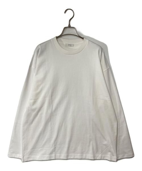 ATON（エイトン）ATON (エイトン) ルーズフィットロングスリーブTシャツ ホワイト サイズ:4の古着・服飾アイテム