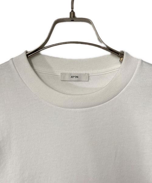 ATON（エイトン）ATON (エイトン) ルーズフィットロングスリーブTシャツ ホワイト サイズ:4の古着・服飾アイテム