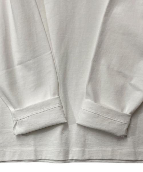 ATON（エイトン）ATON (エイトン) ルーズフィットロングスリーブTシャツ ホワイト サイズ:4の古着・服飾アイテム
