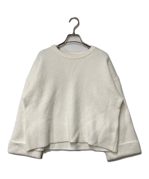 IENA（イエナ）IENA (イエナ) ショート丈ネッププルオーバーニット ホワイト サイズ:Free 未使用品の古着・服飾アイテム