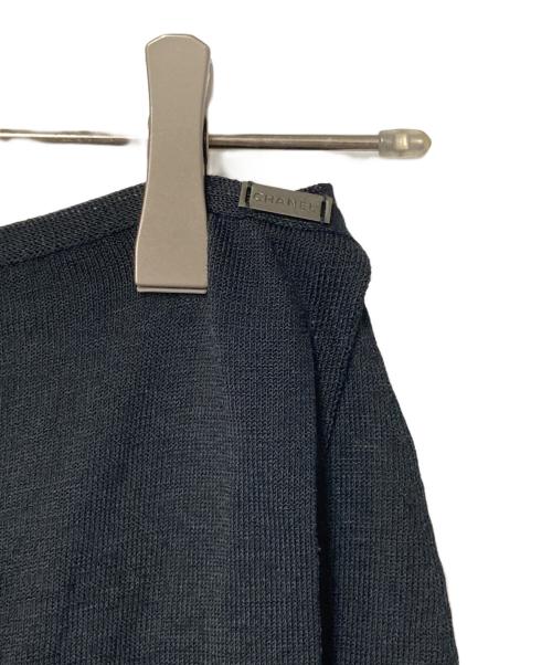CHANEL（シャネル）CHANEL (シャネル) ラップスカート ブラック サイズ:38の古着・服飾アイテム