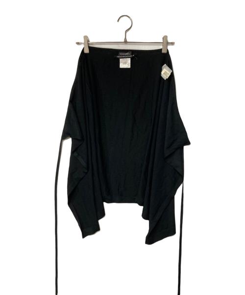 CHANEL（シャネル）CHANEL (シャネル) ラップスカート ブラック サイズ:38の古着・服飾アイテム