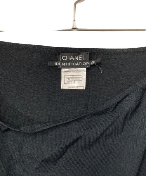 CHANEL（シャネル）CHANEL (シャネル) ラップスカート ブラック サイズ:38の古着・服飾アイテム
