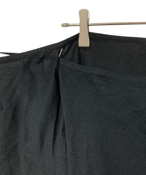 CHANEL（シャネル）CHANEL (シャネル) ラップスカート ブラック サイズ:38の古着・服飾アイテム