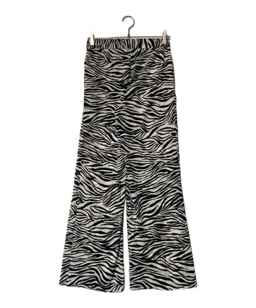 DEUXIEME CLASSE（ドゥーズィエム クラス）Deuxieme Classe (ドゥーズィエム クラス) zebra パンツ ホワイト×ブラック サイズ:36の古着・服飾アイテム