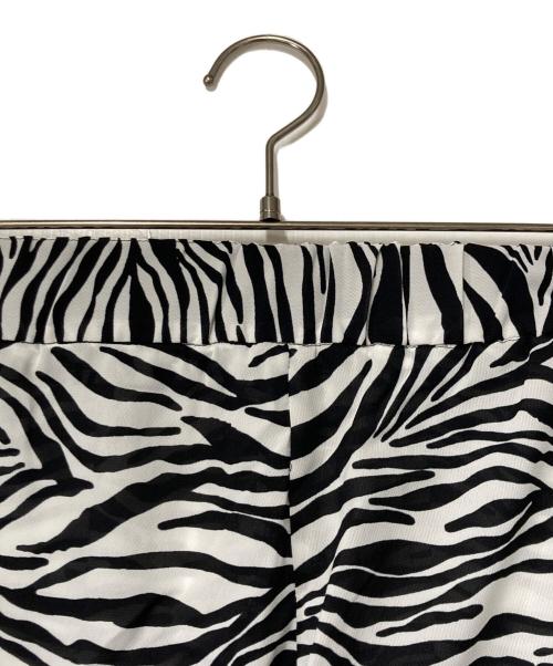 DEUXIEME CLASSE（ドゥーズィエム クラス）Deuxieme Classe (ドゥーズィエム クラス) zebra パンツ ホワイト×ブラック サイズ:36の古着・服飾アイテム