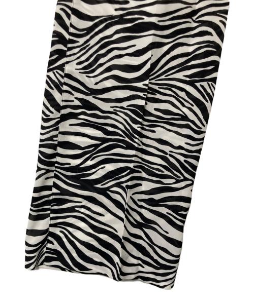 DEUXIEME CLASSE（ドゥーズィエム クラス）Deuxieme Classe (ドゥーズィエム クラス) zebra パンツ ホワイト×ブラック サイズ:36の古着・服飾アイテム