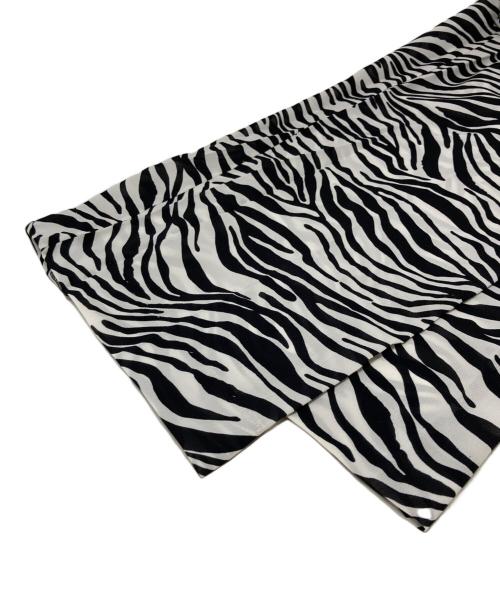 DEUXIEME CLASSE（ドゥーズィエム クラス）Deuxieme Classe (ドゥーズィエム クラス) zebra パンツ ホワイト×ブラック サイズ:36の古着・服飾アイテム