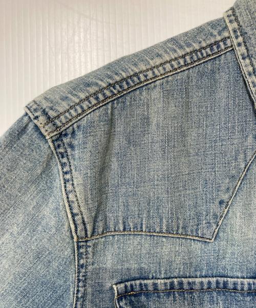 POLO RALPH LAUREN（ポロ・ラルフローレン）POLO RALPH LAUREN (ポロ・ラルフローレン) デニムウエスタンシャツ ブルー サイズ:20の古着・服飾アイテム