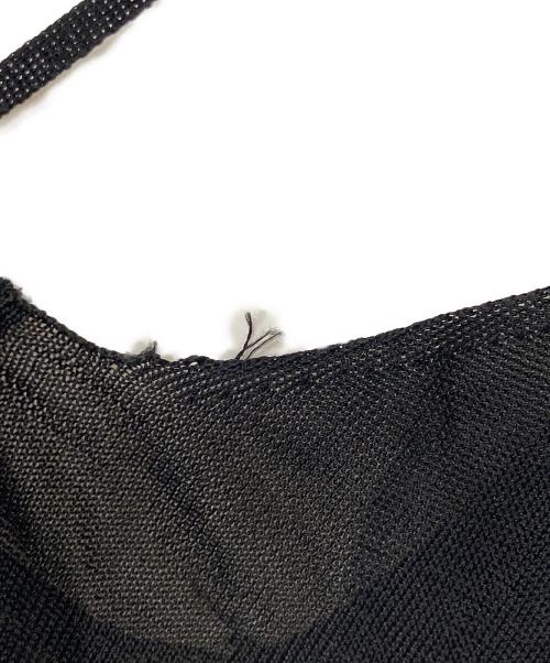 CHANEL（シャネル）CHANEL (シャネル) ロゴプレートキャミソール ブラック サイズ:38の古着・服飾アイテム