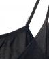 中古・古着 CHANEL (シャネル) ロゴプレートキャミソール ブラック サイズ:38：12000円