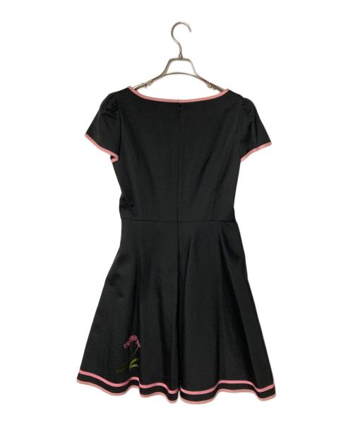 M'S GRACY（エムズグレイシー）M'S GRACY (エムズグレイシー) ワンピース ブラック×ピンク サイズ:42の古着・服飾アイテム