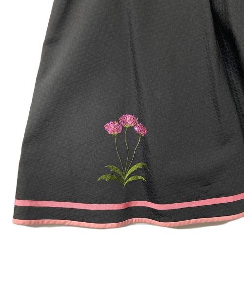 M'S GRACY（エムズグレイシー）M'S GRACY (エムズグレイシー) ワンピース ブラック×ピンク サイズ:42の古着・服飾アイテム