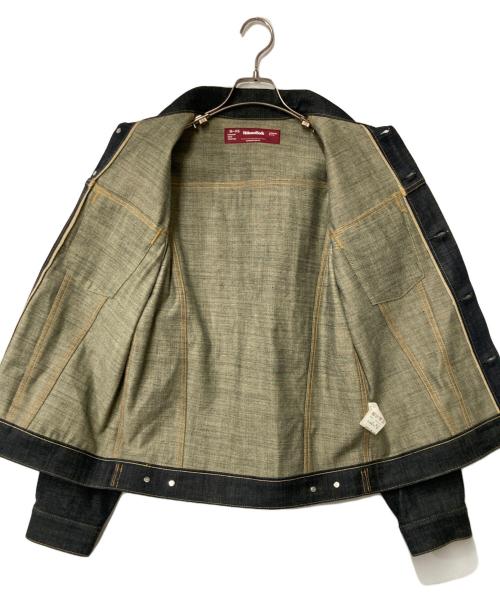 HIDE AND SEEK（ハイドアンドシーク）HIDE AND SEEK (ハイドアンドシーク) 3rd Type リジッドデニムジャケット インディゴ サイズ:Mの古着・服飾アイテム