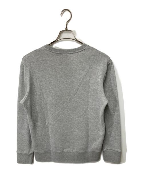 maison kitsune（メゾンキツネ）MAISON KITSUNE (メゾンキツネ) プリントスウェット グレー サイズ:Ｍの古着・服飾アイテム