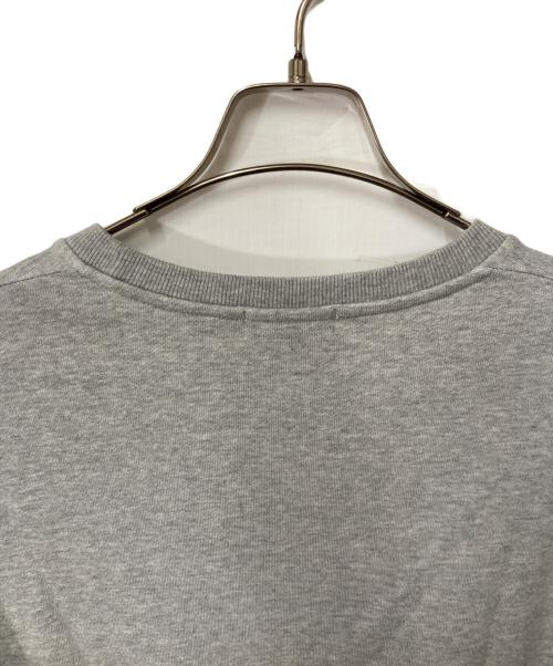 maison kitsune（メゾンキツネ）MAISON KITSUNE (メゾンキツネ) プリントスウェット グレー サイズ:Ｍの古着・服飾アイテム