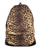 TOFF&LOADSTONEトフアンドロードストーン）の古着「レオパード柄リュック」｜ブラウン×ベージュ