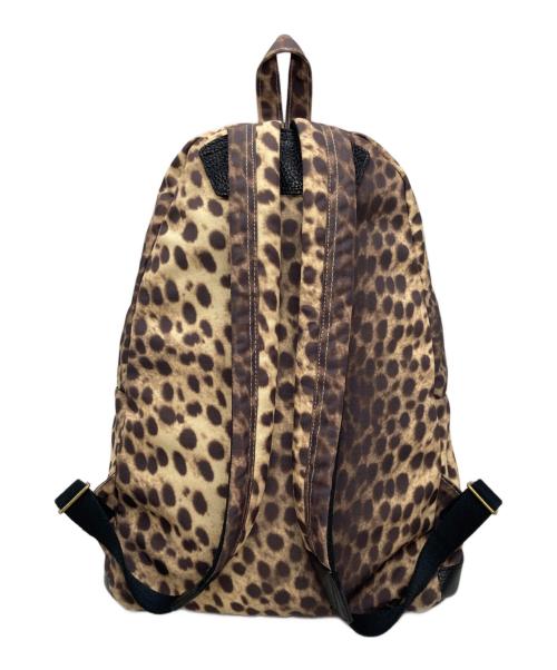 TOFF&LOADSTONE（トフアンドロードストーン）TOFF&LOADSTONE (トフアンドロードストーン) レオパード柄リュック ブラウン×ベージュの古着・服飾アイテム