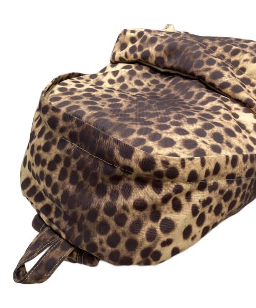 TOFF&LOADSTONE（トフアンドロードストーン）TOFF&LOADSTONE (トフアンドロードストーン) レオパード柄リュック ブラウン×ベージュの古着・服飾アイテム