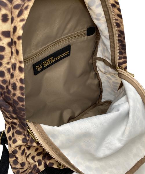 TOFF&LOADSTONE（トフアンドロードストーン）TOFF&LOADSTONE (トフアンドロードストーン) レオパード柄リュック ブラウン×ベージュの古着・服飾アイテム