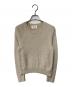 beautiful people（ビューティフルピープル）の古着「c/w uneveness yarn side zip pullover」｜ベージュ