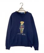 POLO RALPH LAURENポロ・ラルフローレン）の古着「ポロベアスウェット」｜ネイビー