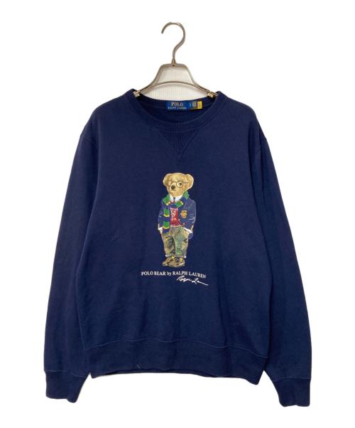 POLO RALPH LAUREN（ポロ・ラルフローレン）POLO RALPH LAUREN (ポロ・ラルフローレン) ポロベアスウェット ネイビー サイズ:Sの古着・服飾アイテム