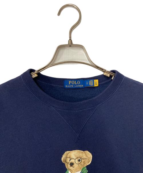 POLO RALPH LAUREN（ポロ・ラルフローレン）POLO RALPH LAUREN (ポロ・ラルフローレン) ポロベアスウェット ネイビー サイズ:Sの古着・服飾アイテム