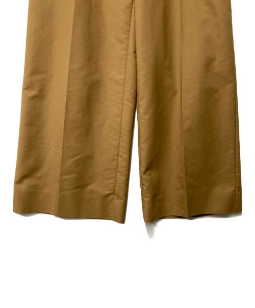 YORI（ヨリ）yori (ヨリ) ギャババギーワイドパンツ ブラウン サイズ:38の古着・服飾アイテム