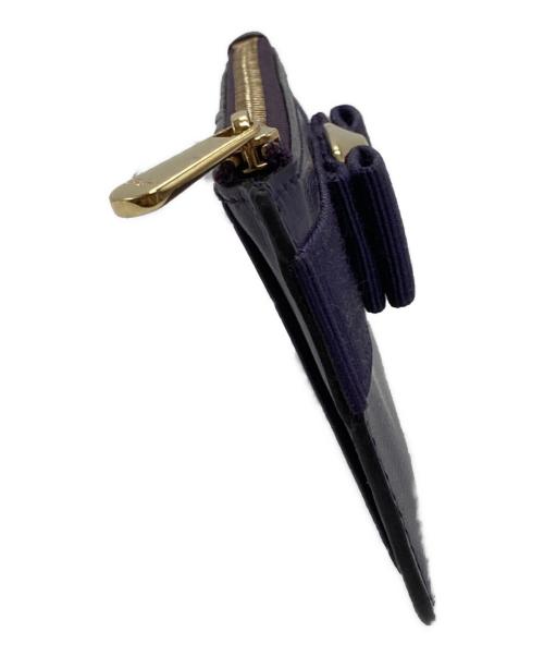 Salvatore Ferragamo（サルヴァトーレ フェラガモ）Salvatore Ferragamo (サルヴァトーレ フェラガモ) ヴァラリボン フラグメントケース パープルの古着・服飾アイテム