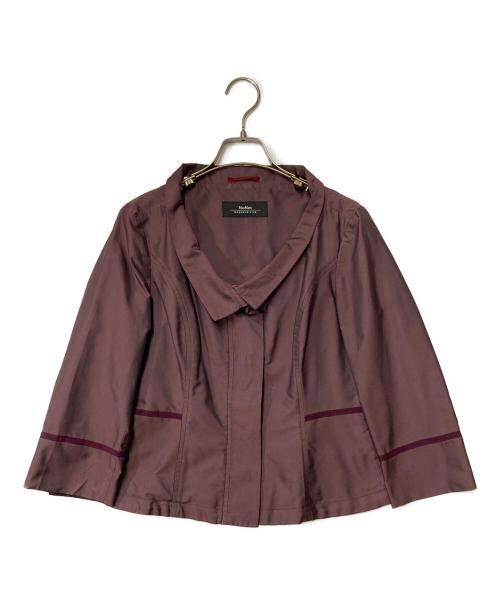 WEEKEND Max Mara（ウィークエンド マックスマーラ）WEEKEND Max Mara (ウィークエンド マックスマーラ) ジャケット パープル サイズ:40の古着・服飾アイテム