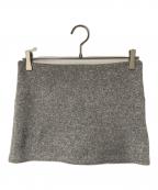 holidayホリデー）の古着「THERMAL PRO FLEECE MINI SKIRT」｜グレー