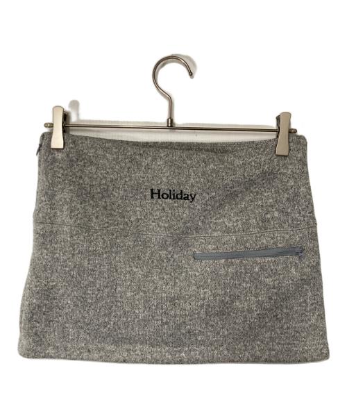 holiday（ホリデー）holiday (ホリデー) THERMAL PRO FLEECE MINI SKIRT グレー サイズ:ONEの古着・服飾アイテム