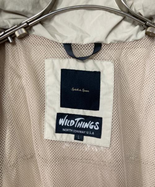 Spick and Span（スピック＆スパン）Spick and Span (スピック＆スパン) WILD THINGS (ワイルドシングス) ナイロンジャケット ベージュ サイズ:Lの古着・服飾アイテム