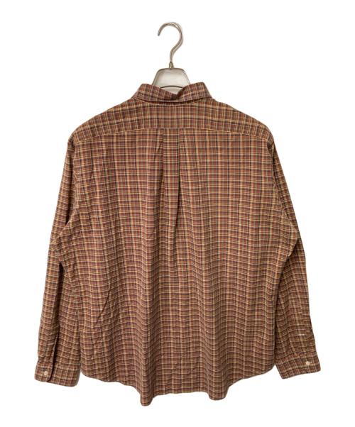 RALPH LAUREN（ラルフローレン）RALPH LAUREN (ラルフローレン) チェックBDシャツ ブラウン サイズ:XLの古着・服飾アイテム