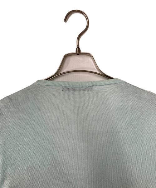 LEONARD（レオナール）LEONARD (レオナール) 刺繍カーディガン ブルー サイズ:XLの古着・服飾アイテム