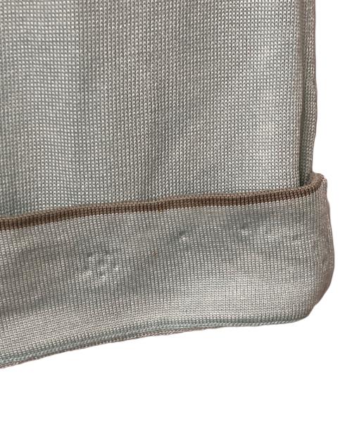 LEONARD（レオナール）LEONARD (レオナール) 刺繍カーディガン ブルー サイズ:XLの古着・服飾アイテム