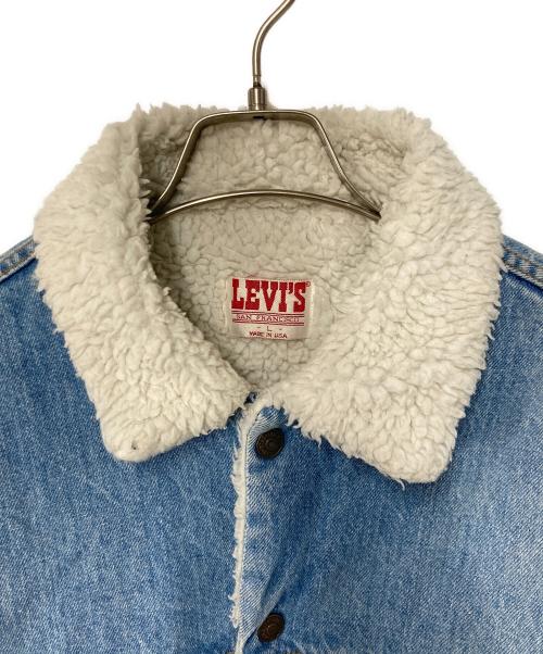 LEVI'S（リーバイス）LEVI'S (リーバイス) 裏ボアデニムジャケット インディゴ サイズ:Lの古着・服飾アイテム