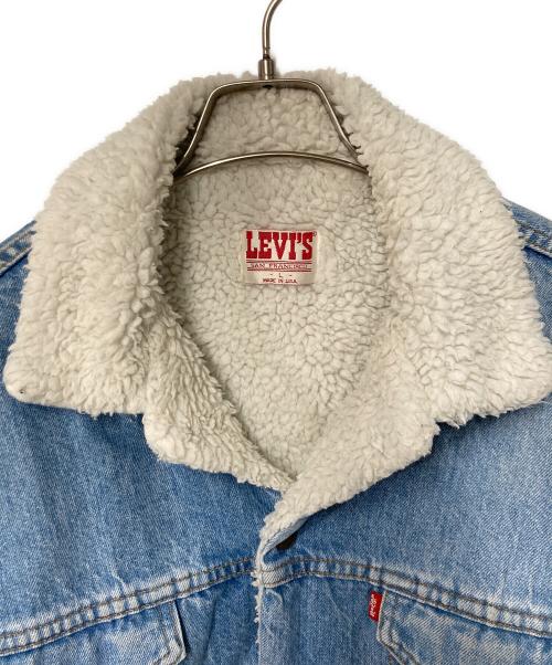 LEVI'S（リーバイス）LEVI'S (リーバイス) 裏ボアデニムジャケット インディゴ サイズ:Lの古着・服飾アイテム