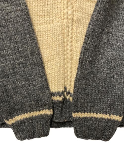 CANADIAN SWEATER（カナディアンセーター）CANADIAN SWEATER (カナディアンセーター) カウチンニットカーディガン ベージュ サイズ:不明　実寸参照の古着・服飾アイテム