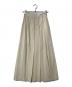 AURALEE (オーラリー) PANAMA STRIPE PLEATED SKIRT ベージュ：10000円
